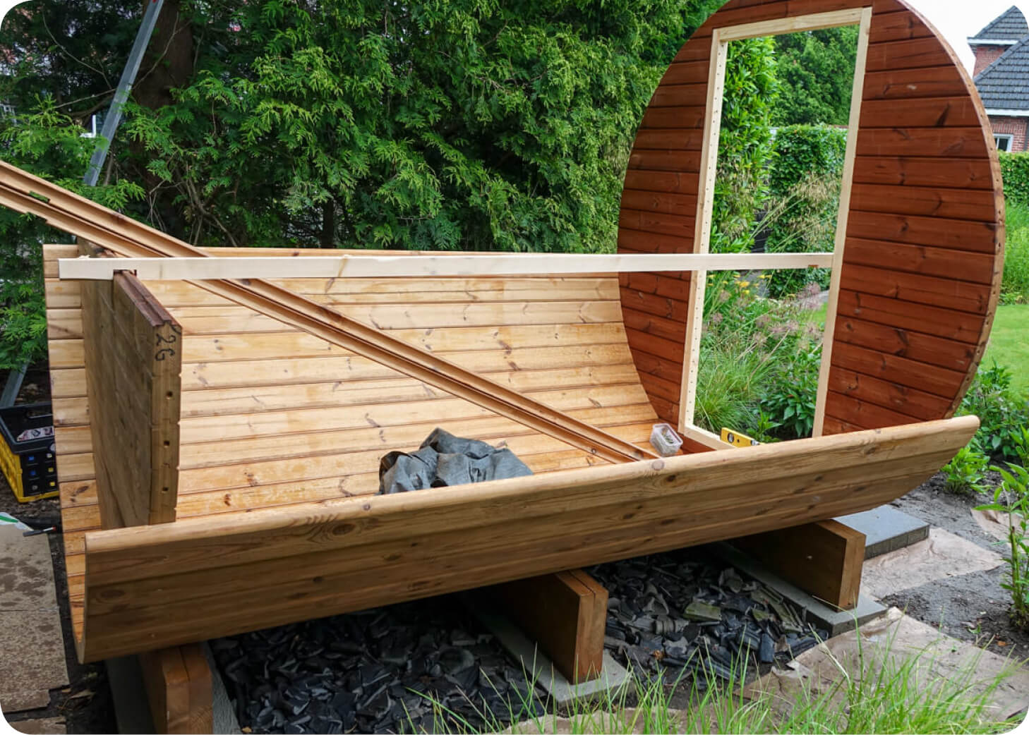 honderd Toepassing Wat is er mis Zelf je sauna bouwen met buitensauna bouwpakket | Ticra Outdoor